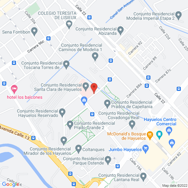 Mapa de Cursos De Alturas Ch