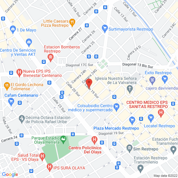Mapa de La Casa De Los Cordones