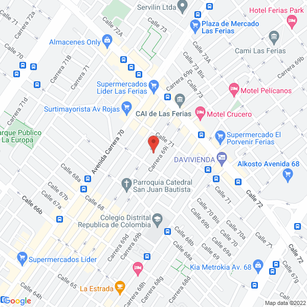 Mapa de Dc Colombia Ltda
