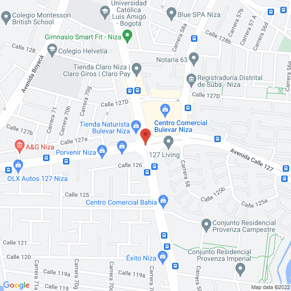 Mapa de Yamel Podología