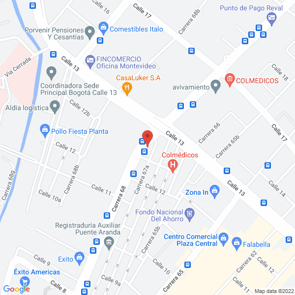 Mapa de Baldosines Delta Ltda.