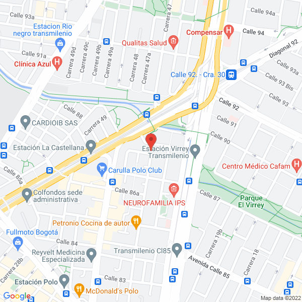 Mapa de Academia Colombiana De Comunicación E Imagen