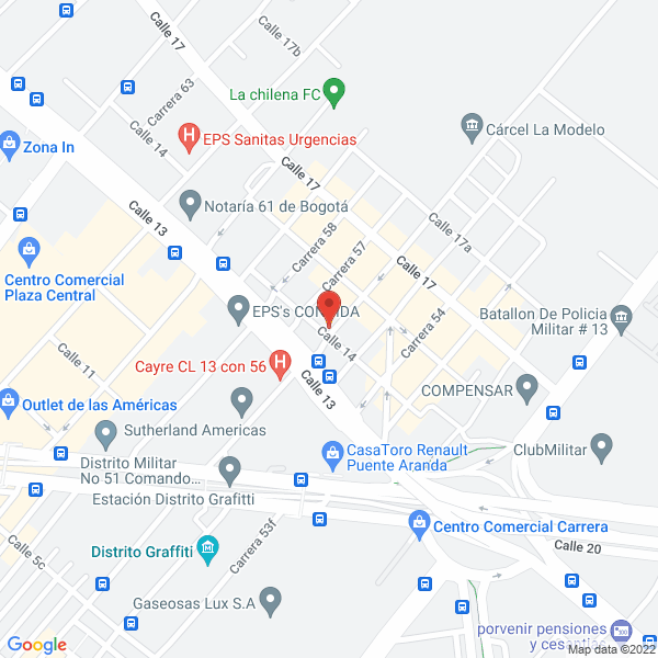 Mapa de Acuaya S.A.S.