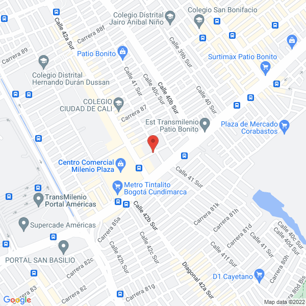 Mapa de Colfurplas Ltda.
