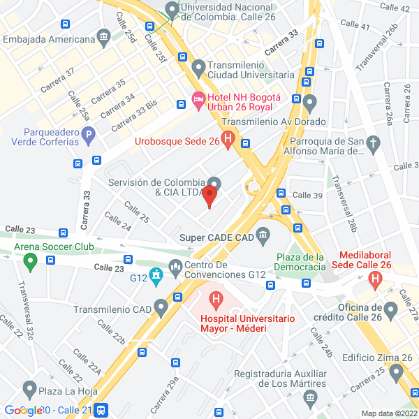 Mapa de American Farmagrup S.A.S.