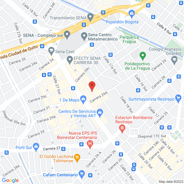 Mapa de Interperfiles S.A.S.