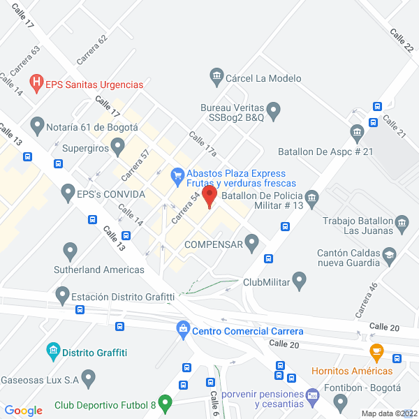 Mapa de Hydraulic House S.A.S.
