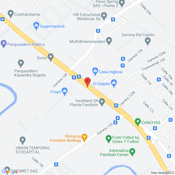 Mapa de Industrias Ferrecort S.A.S.