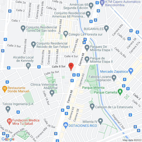 Mapa de Jardin Infantil Risitas