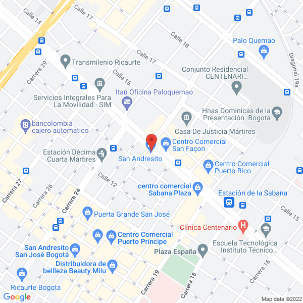 Mapa de Promecol Ltda