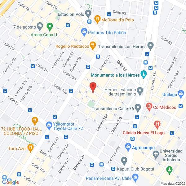 Mapa de Asbc Ltda