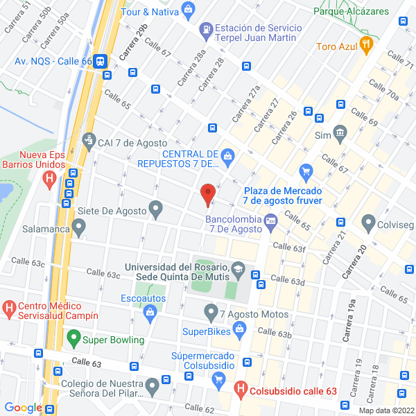 Mapa de Almacén Ford Cars S.A.S