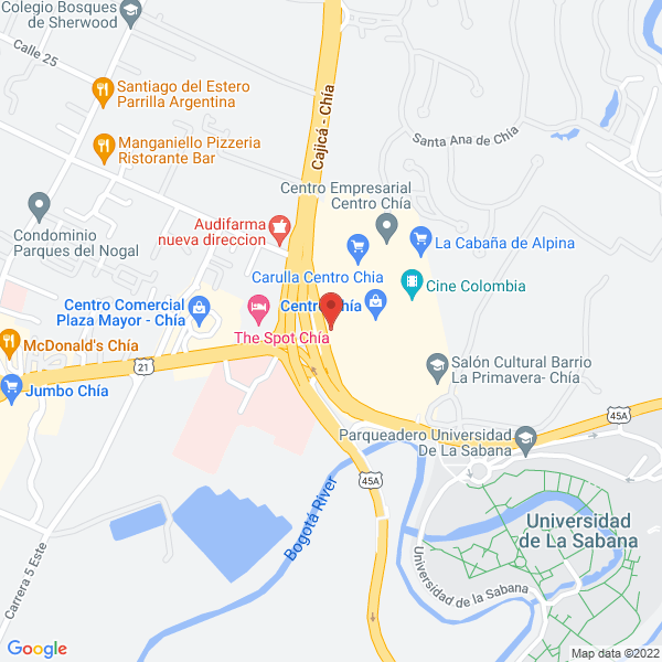 Mapa de Almacenes Tecni-Motosierras Ltda.