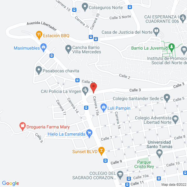 Map of Macor Ltda.