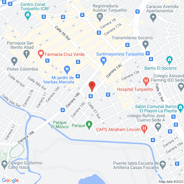 Mapa de Metálicas & Estructuras S.A.S.