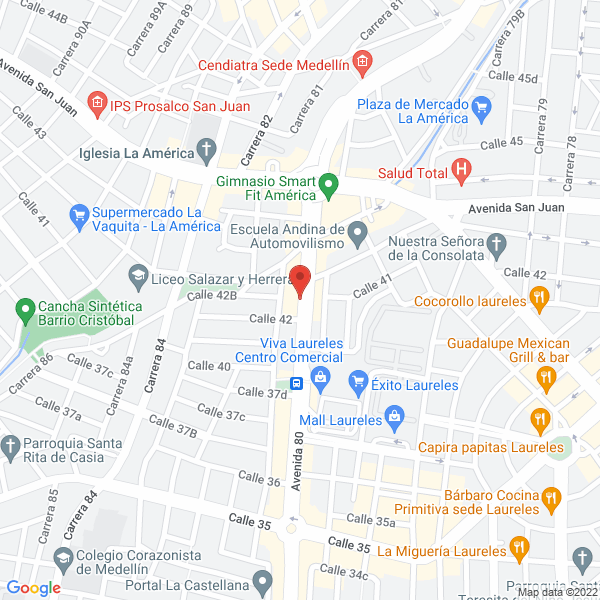 Map of Comorse Piscinas
