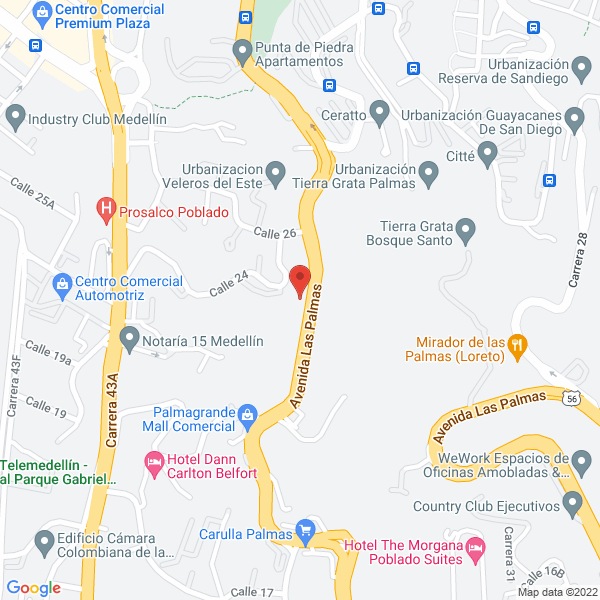 Map of Dulce Jesús Mío Mil Juguetes