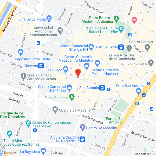 Map of El Local De La Camiseta