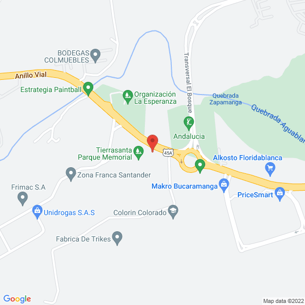Map of Tierrasanta Parque Memorial