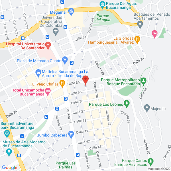 Map of Casa Hogar Ángeles De Dios
