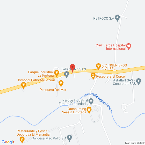 Map of Comercializadora De Repuestos La Castilla