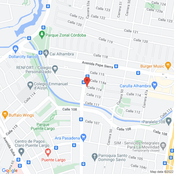 Mapa de Castro Rojas Ingenieros Y Arquitectos S.A.S.