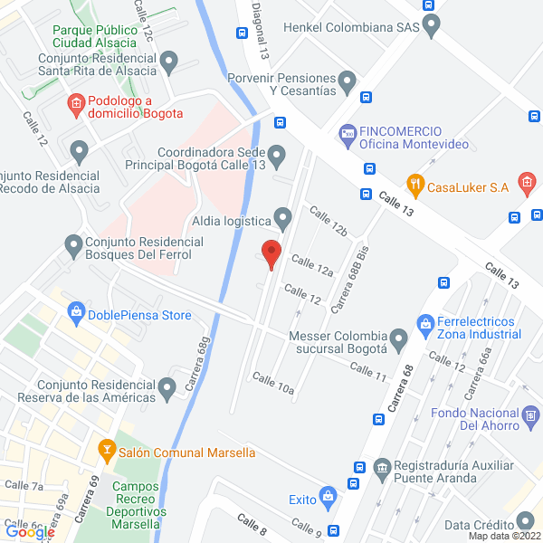 Mapa de Inversiones Romero Merchan Ltda.