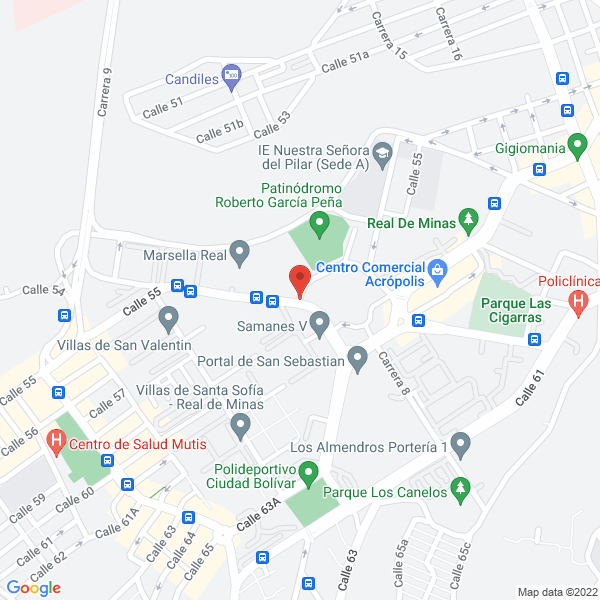 Map of Efrén Beltrán Rojas