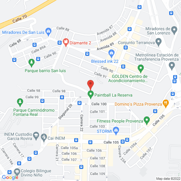 Map of Arrasaplagas