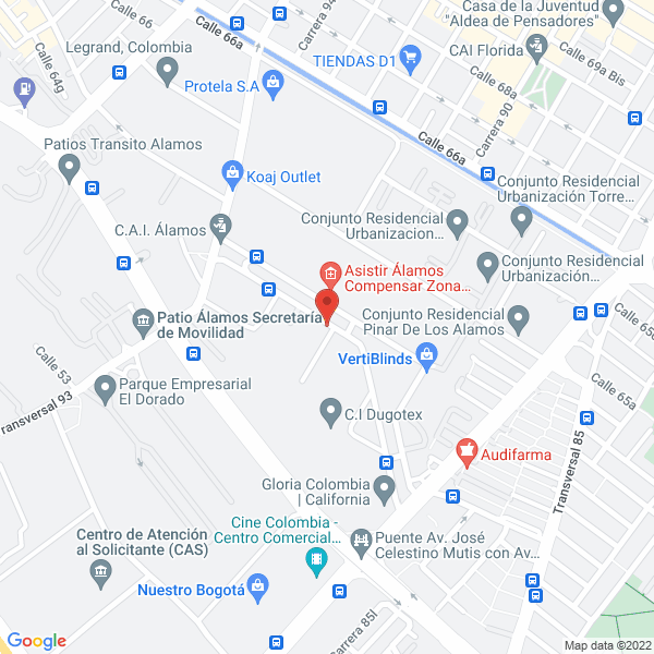 Mapa de Vertical Dla Soluciones S.A.S