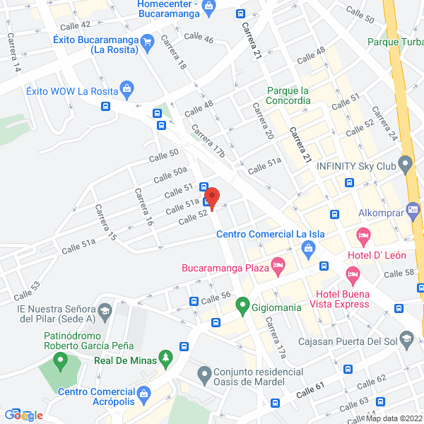 Map of Squirrels Cheer Club - Quiero Clientes