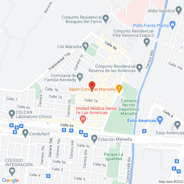 Mapa de Gimnasio Super Baby