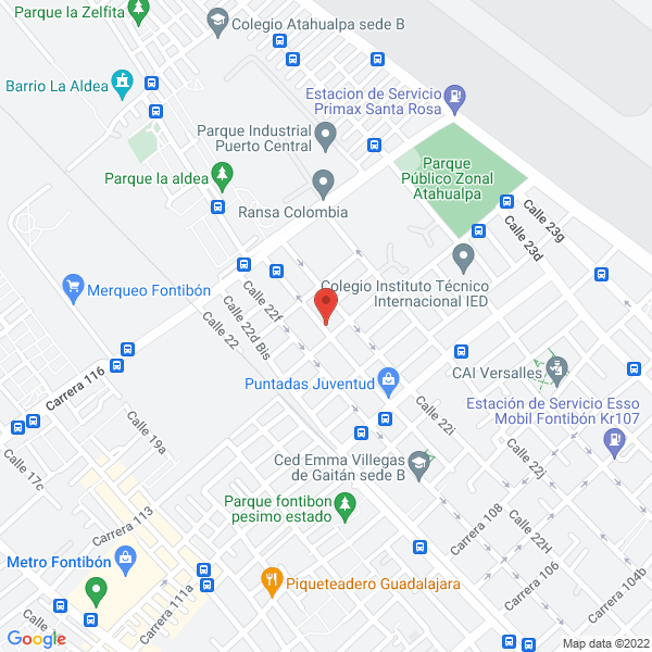 Mapa de Tienda Los Tolimenses O A D M