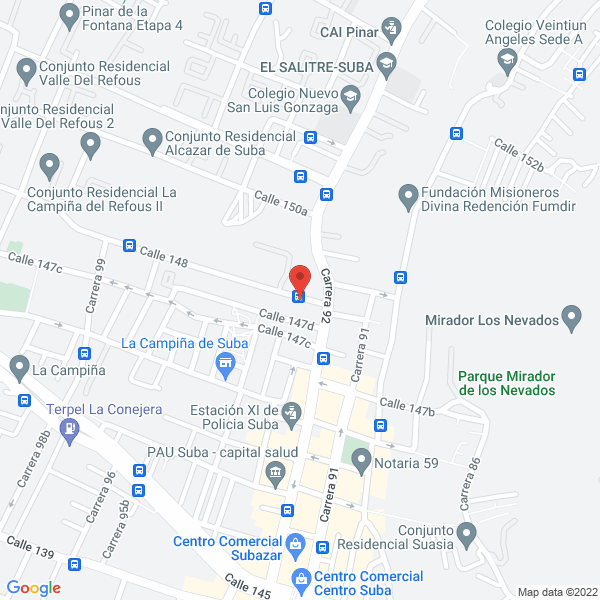Mapa de Rodríguez Contador