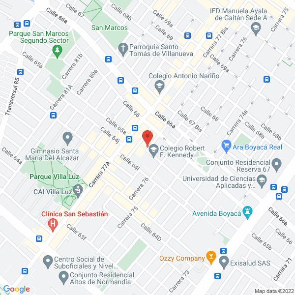 Mapa de Carlos Alberto Moncada Carvajal