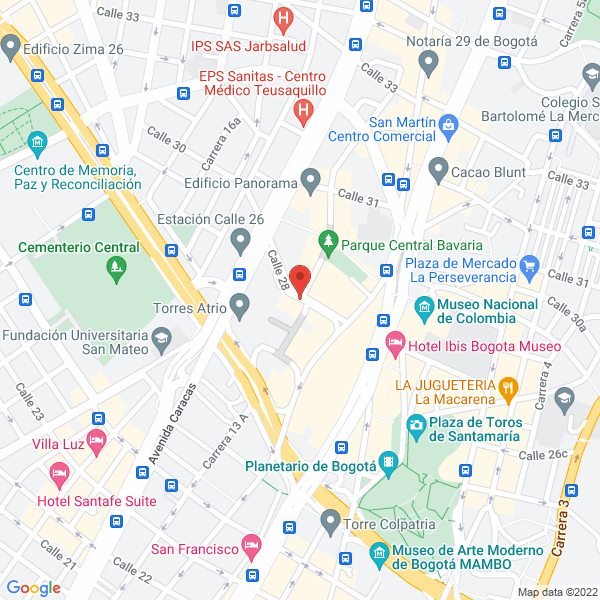 Mapa de Frasmedicol Sas