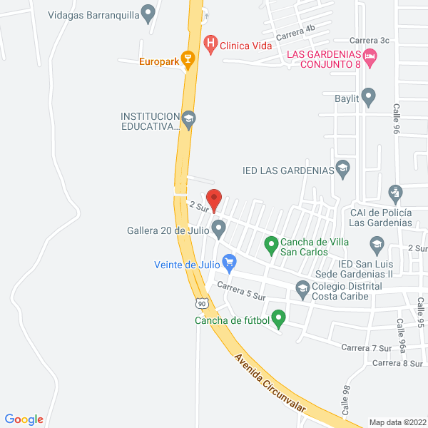 Map of Te Cuidamos Salud Y Bienestar - Quiero Clientes
