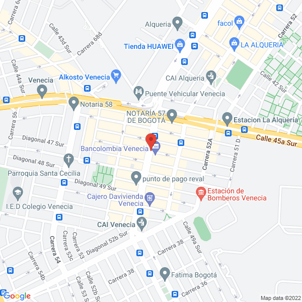 Mapa de Amobladora Deyduv