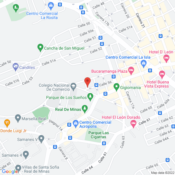 Map of Restaurante Dragón China