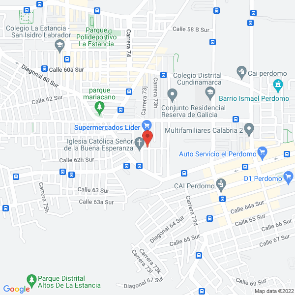 Mapa de Once Verde Market