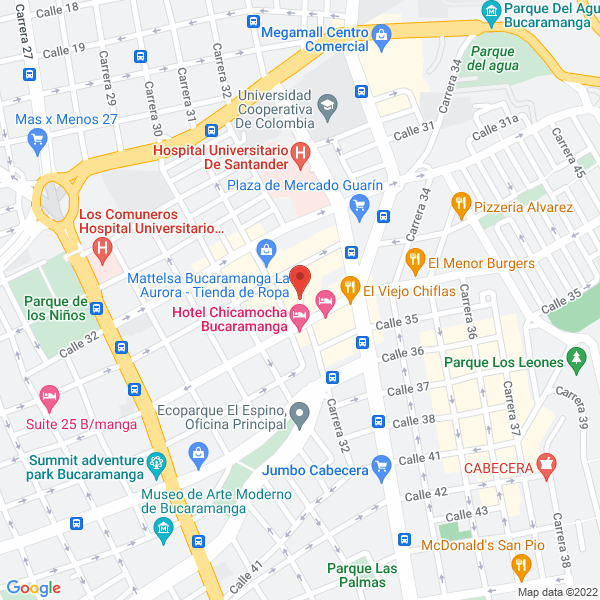 Map of Mayoristas De Colombia Macol