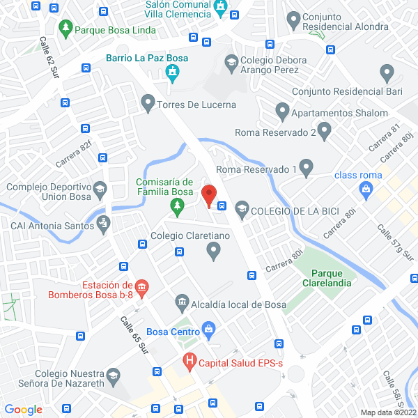 Mapa de Emserval Colombia