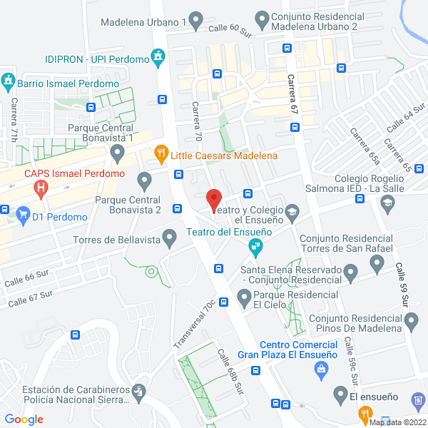 Mapa de Grupo Empresarial Colombia Show