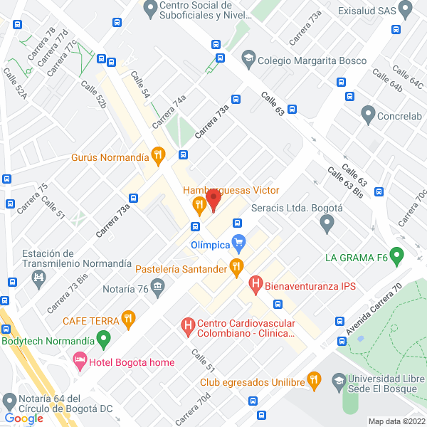 Mapa de Sun & Green Sas