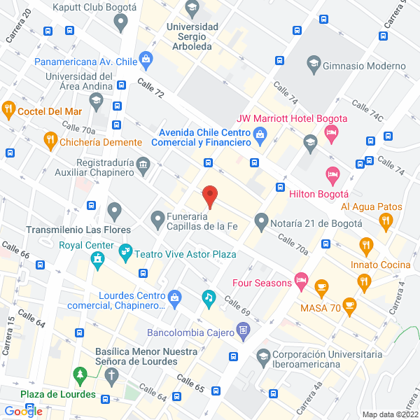 Mapa de Restaurante Bruto