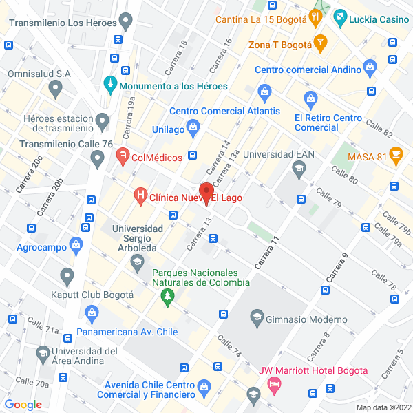 Mapa de Bukowski Bar