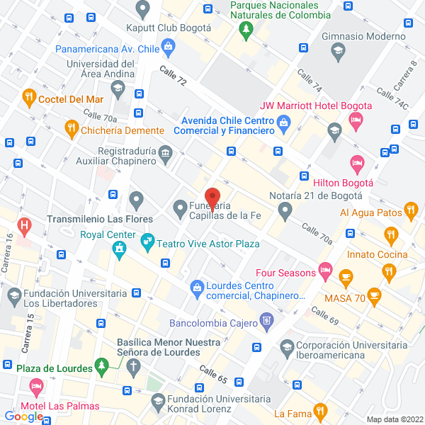 Mapa de Stromboli Deep Dish Pizza