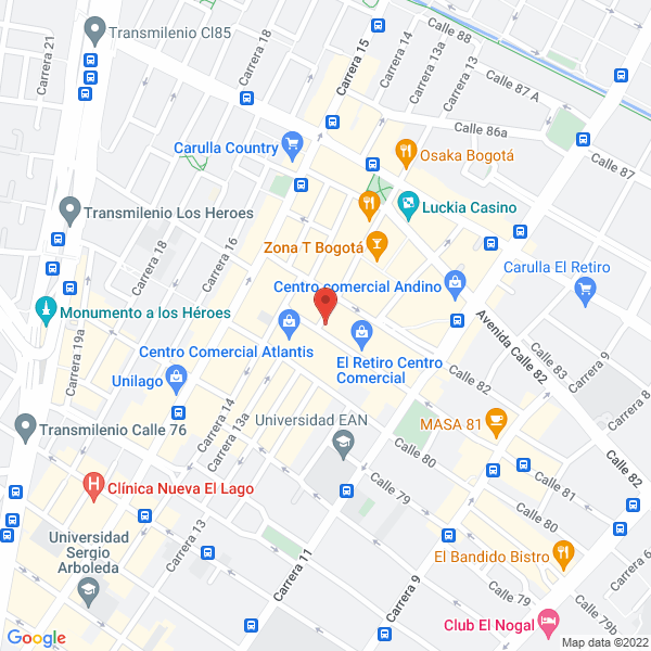 Mapa de Upper Side