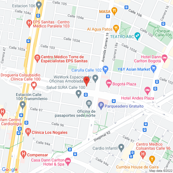 Mapa de Restaurante Wabisabi E.U.