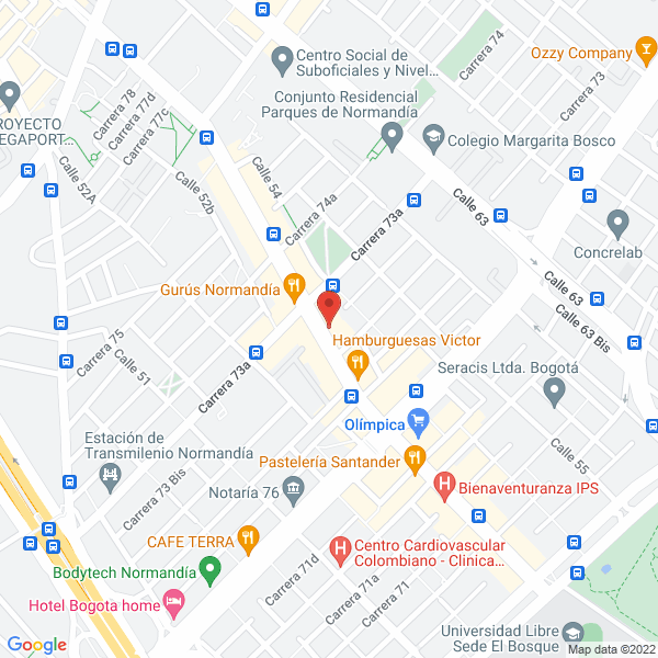 Mapa de Events Alliance